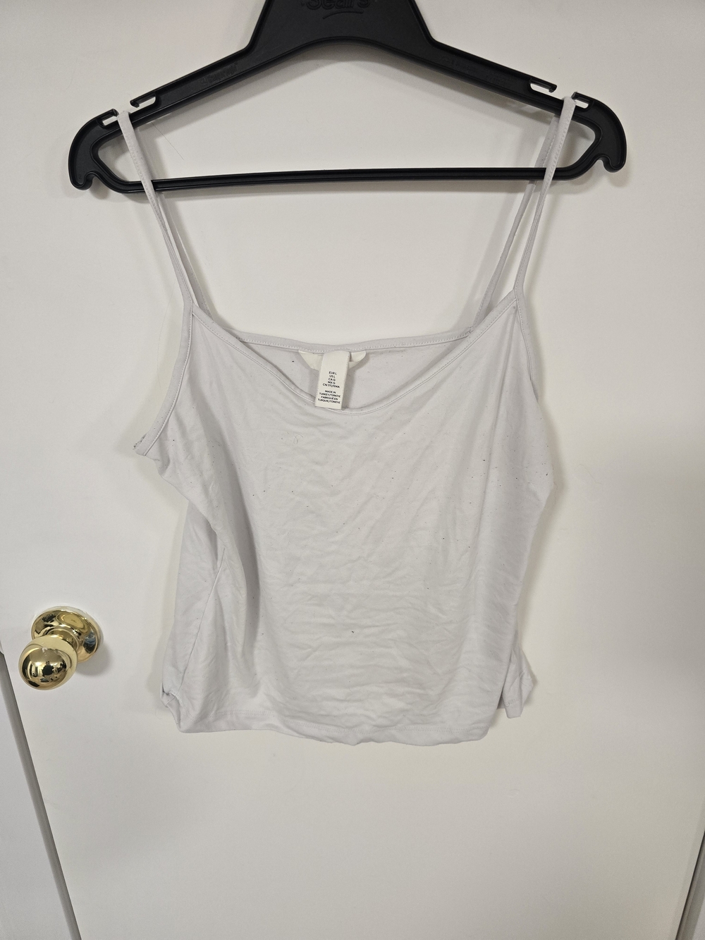 H&M White Spaghetti Strap Camisole